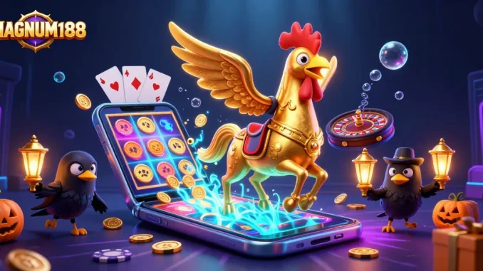 Experience MAGNUM188 with a colorful slot game action and dynamic casino atmosphere.