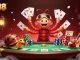 Fun88 engages players with a lively poker scene featuring a millipede dealer and vibrant card elements.