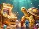 Experience thrilling gameplay with mm99vn featuring a golden tortoise-pinball and dynamic casino elements.