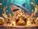 Experience the thrill of slot depsoit 1k with a golden hamster king in a vibrant casino-themed 3D illustration.