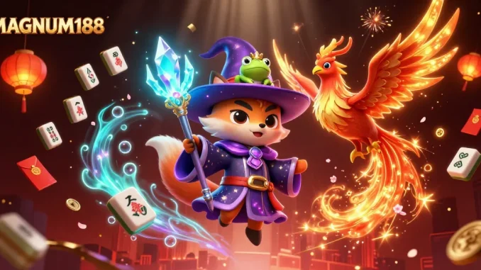 Engage with winning strategies at MAGNUM188, where mystical characters illuminate the casino world.