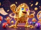 Engage with the excitement of xo88 as a golden golem and lottery elements create a spectacular casino scene.