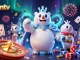 Experience Okwintv's gaming magic with a vibrant 3D illustration depicting riches and excitement.