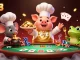 Experience the vibrant action of tx88 with gourmet coins, dynamic poker elements, and rich 3D visuals.
