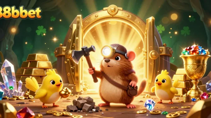 Chơi cá cược tại 88bbet với bức tranh sống động về thợ săn kho báu và canary trong hang động lấp lánh.