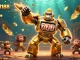 Experience exhilarating wins at IDCOIN188 with the golden gorilla mech in dynamic action.