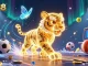 Experience thrilling bets at CM88 with a dynamic digital casino scene featuring vibrant golden tiger and sports elements.