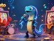 Koitoto's electric eel DJ energizes the underwater casino stage surrounded by vibrant gambling elements.