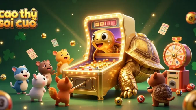 Join cao thủ soi cầu in this vibrant lottery illustration filled with fun elements and excitement!
