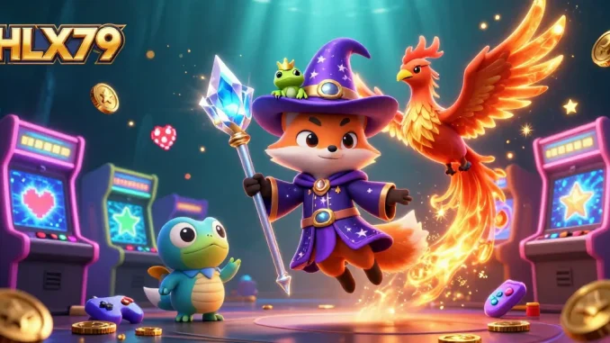 Experience HLX79's thrilling gaming adventure with vibrant visuals and interactive casino magic.