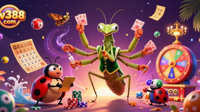 Experience winning strategies at sv388 com with a vibrant 3D casino scene showcasing dynamic gambling elements.