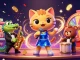 Engage in fun with slot depo 5k in this vibrant 3D casino scene featuring lively cartoon characters.
