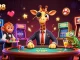 Experience thrilling gameplay at man88 with our vibrant gambling scene featuring colorful characters and games.
