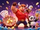 Experience thrilling action with 88m as the bull mascot wins big in a colorful casino scene.