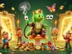 Engaging scene showcasing gmnc's caterpillar master amidst a dazzling casino environment filled with treasures.