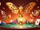 Experience winning at Uy88 with dynamic casino scenes illustrated alongside vibrant gaming elements.