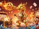 Experience thrilling moments at LV88 with a golden dragon and treasure-themed 3D casino illustration.
