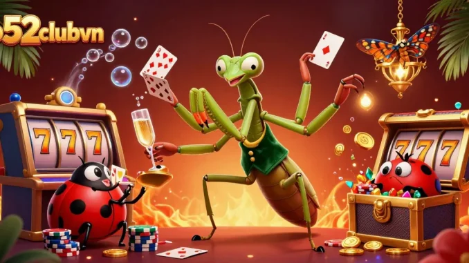 Experience thrilling gameplay with b52clubvn’s vibrant casino atmosphere featuring unique characters.