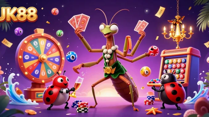 Experience thrilling wins at UK88 with vibrant lottery balls and casino action.