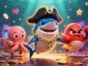 Engage in exciting gameplay at S8 with a vibrant casino scene featuring a pirate shark and octopus.