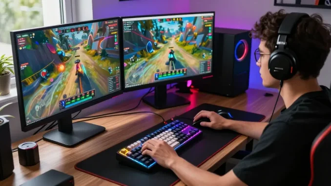 Custom 65 percent keyboard enhances gaming experience with RGB lighting and personalized keycaps